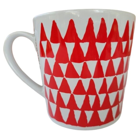 STARBUCKS Other - Starbucks Coffee Mug 2016 Christmas Holiday White with Red Christmas Trees